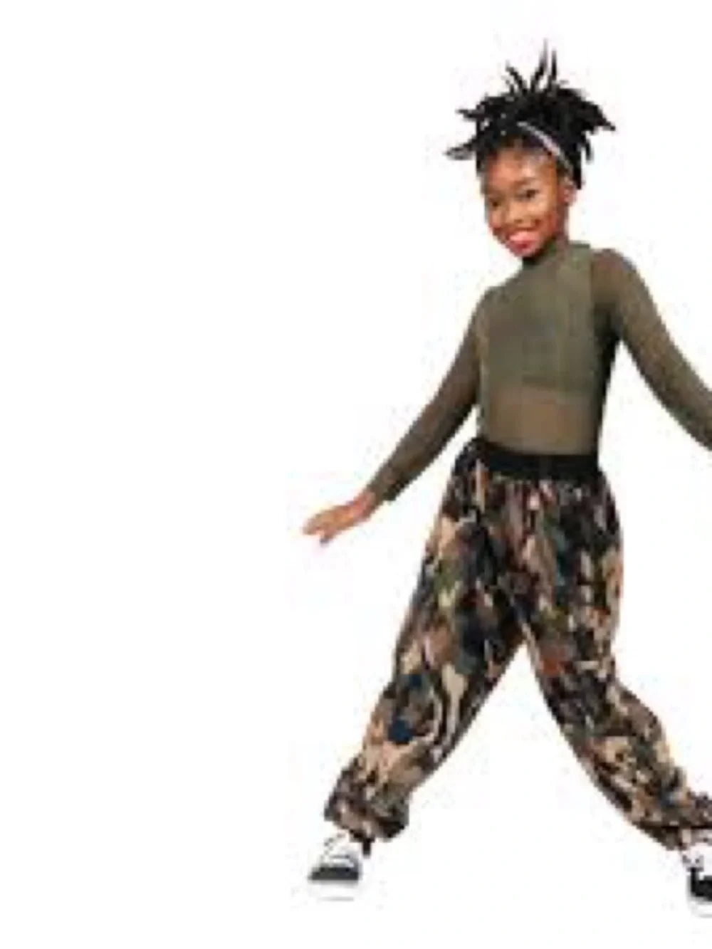 Weissman Olive Camo Dance Jogger Pants